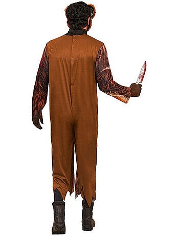 Disfraz de oso zombie con máscara para hombre