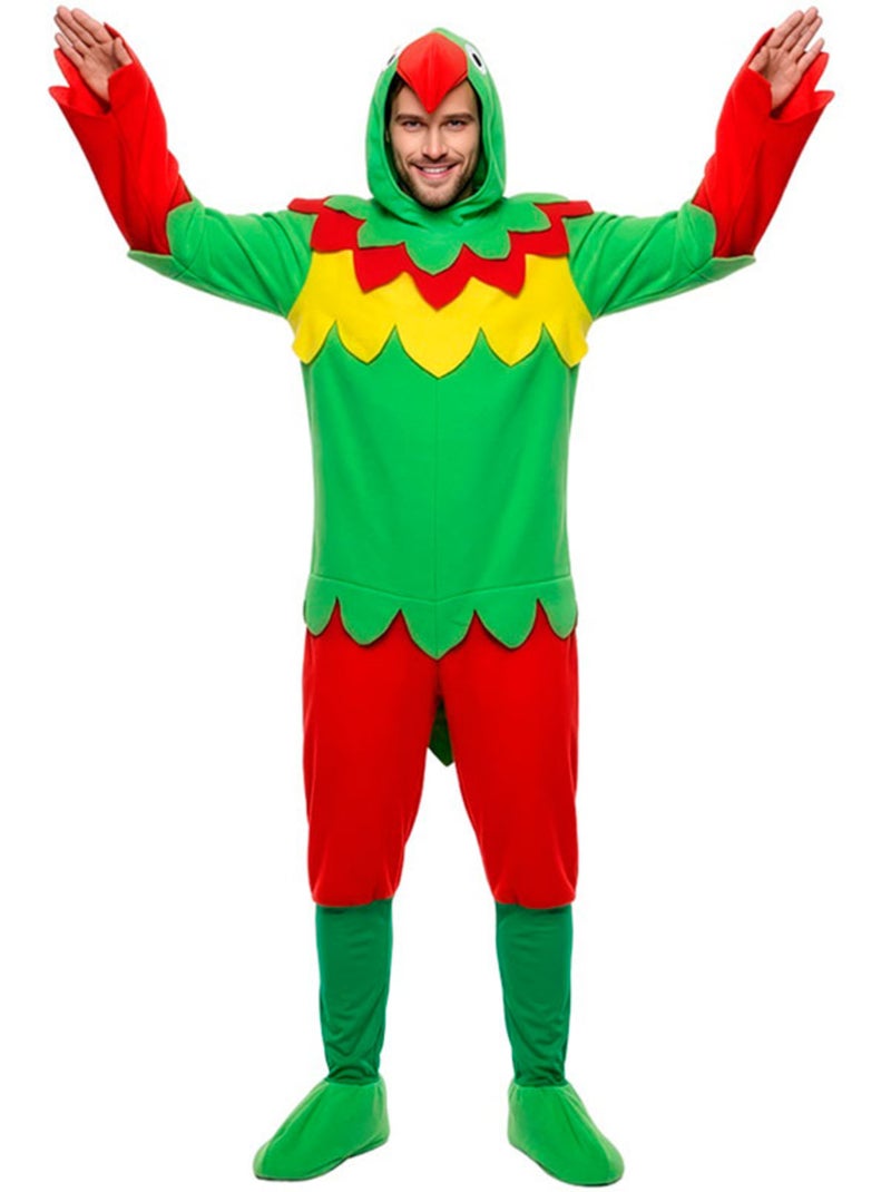 Disfraz de pájaro papagayo para adultos Multicolor - Kiabi