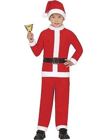 Disfraz de Papá Noel clásico con gorro y cinturón
