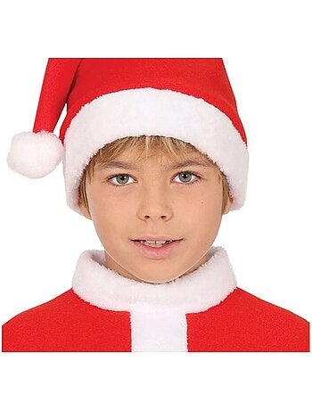 Disfraz de Papá Noel clásico con gorro y cinturón