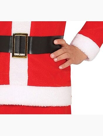 Disfraz de Papá Noel clásico con gorro y cinturón