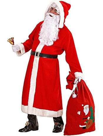 Disfraz de Papá Noel Clásico Súper Lujo