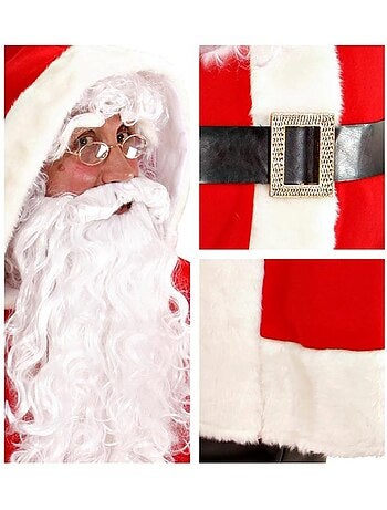 Disfraz de Papá Noel Clásico Súper Lujo