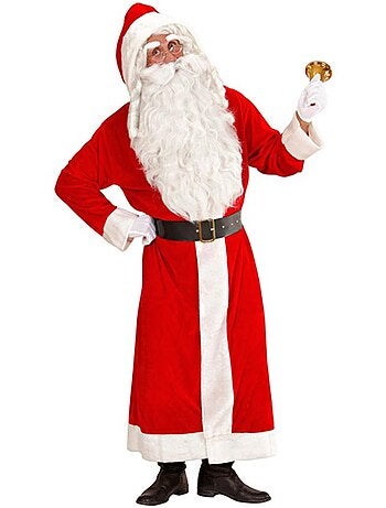 Disfraz de Papá Noel Súper Lujo de Terciopelo