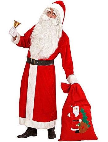 Disfraz de Papá Noel Súper Lujo de Terciopelo