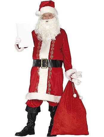 Disfraz de Papá Noel tradicional con gorro