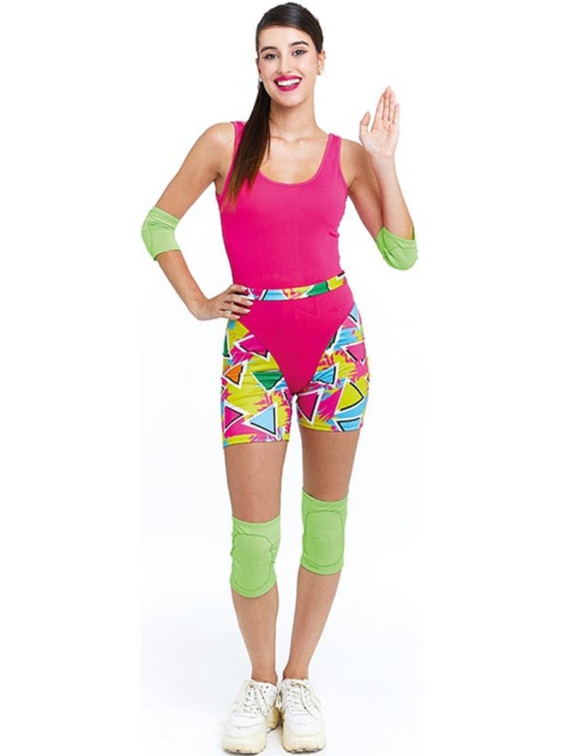 Disfraz de Patinadora Roller años 70 Multicolor - Kiabi