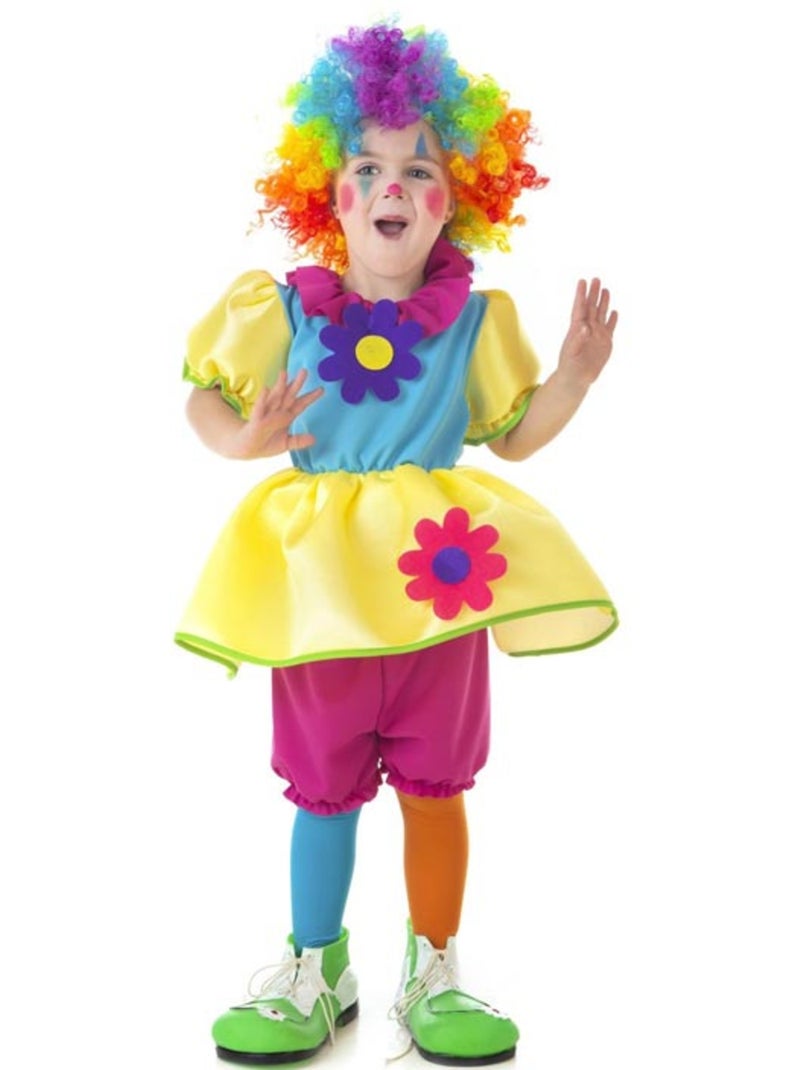 Disfraz de Payasa de Circo Multicolor - Kiabi