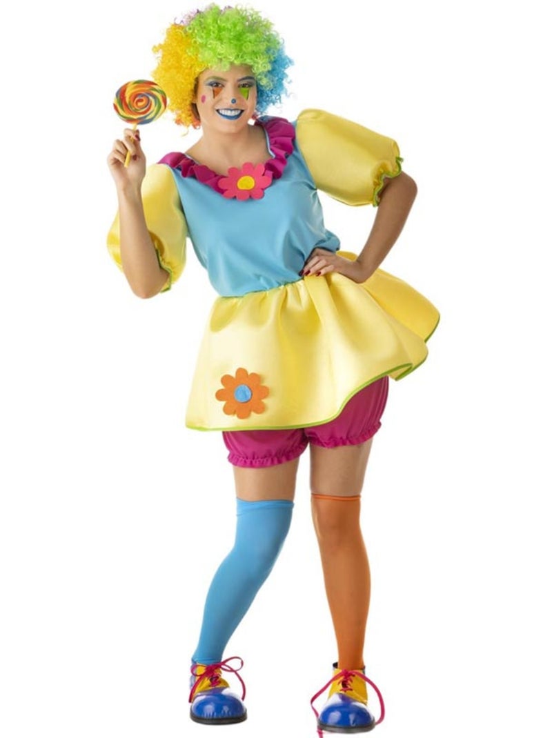 Disfraz de Payasa de Circo Multicolor - Kiabi