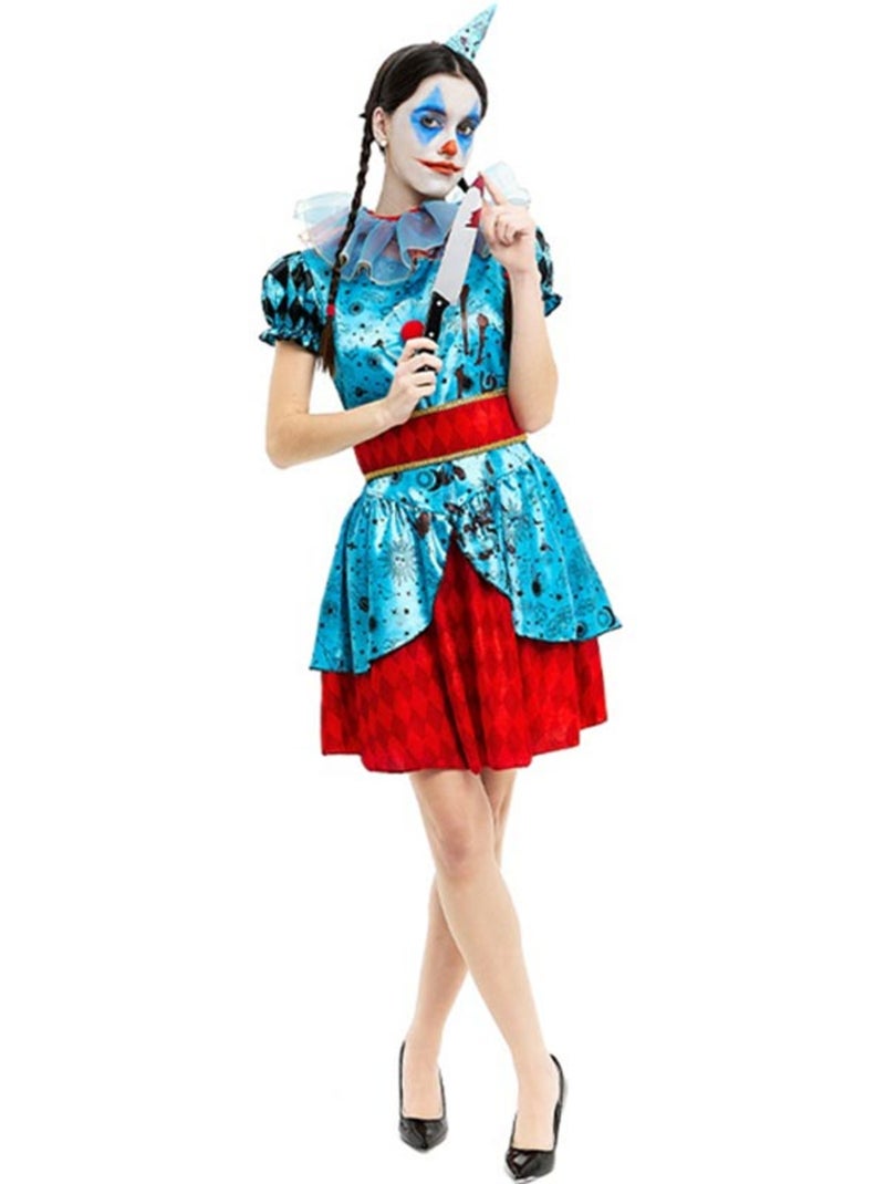 Disfraz de Payasa Maniaca Multicolor - Kiabi