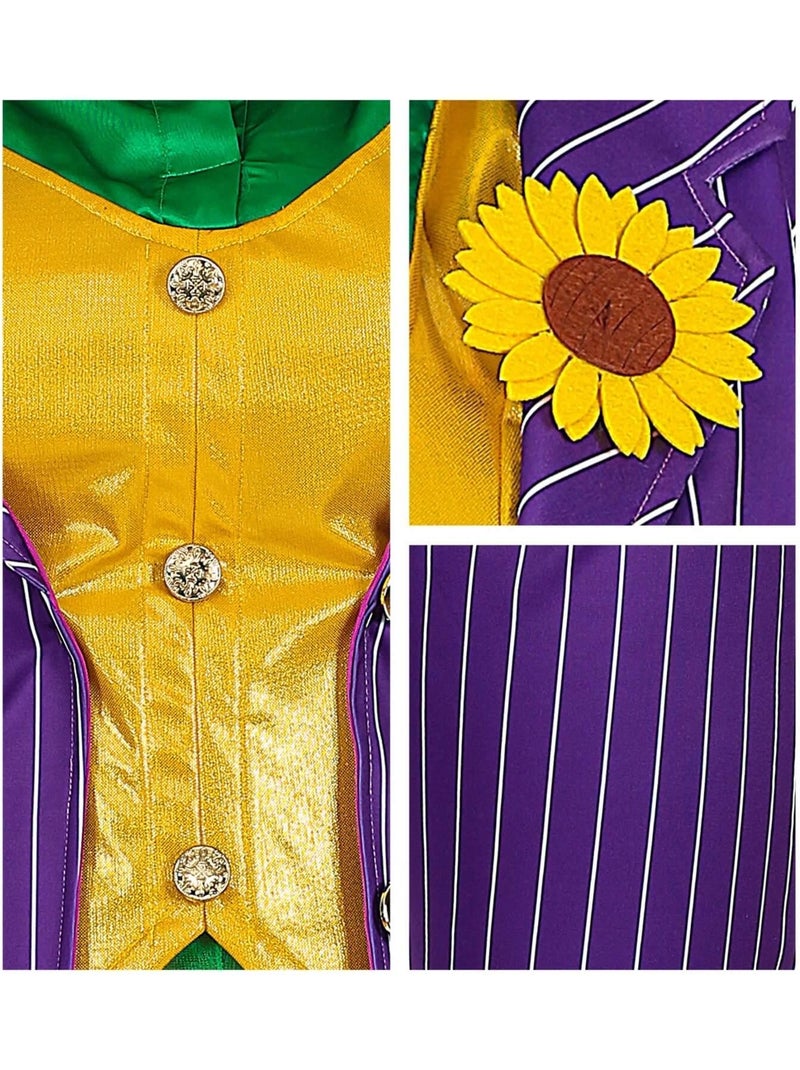 Disfraz de Payasa Risueña Multicolor - Kiabi