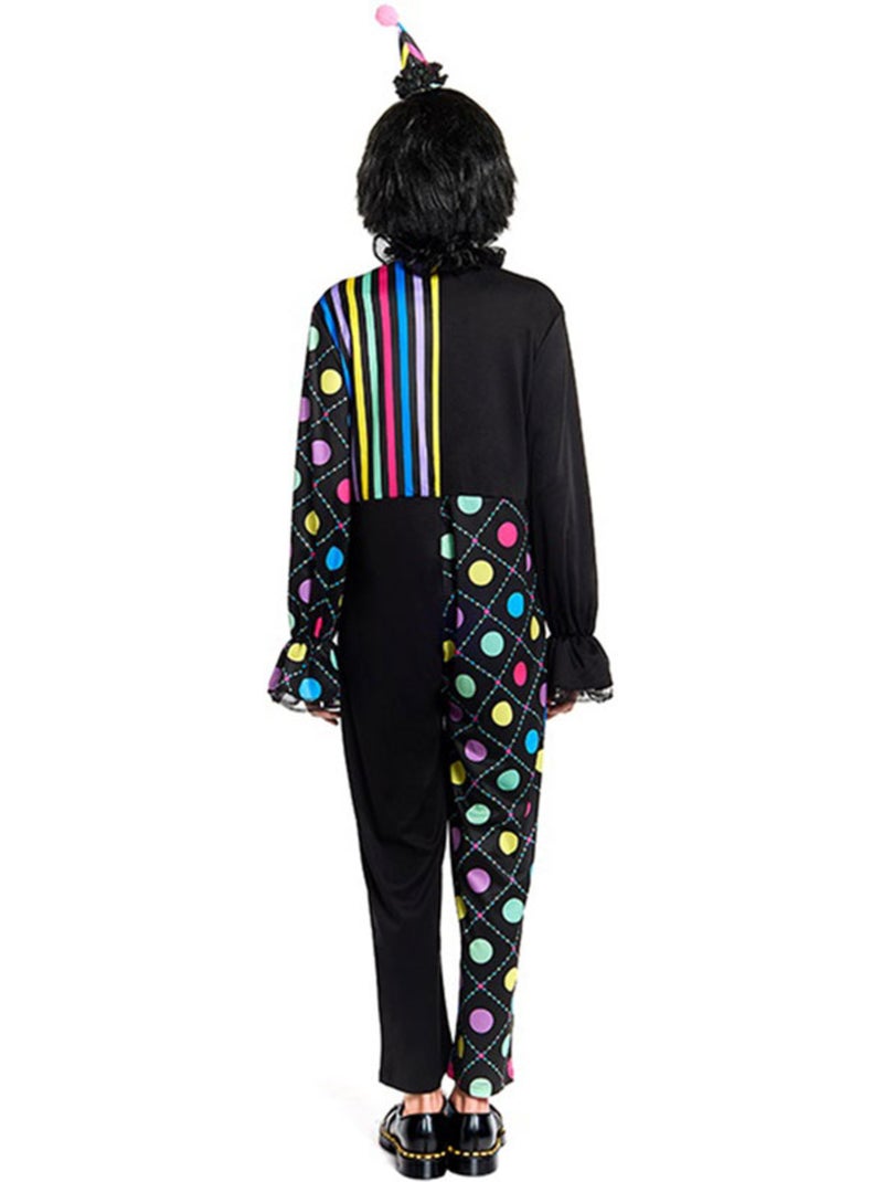 Disfraz de Payasa Sombría Colorida Multicolor - Kiabi