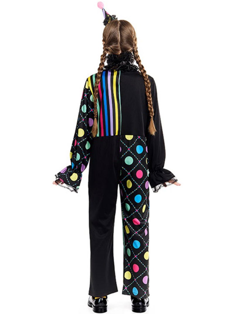 Disfraz de Payasa Sombría Colorida Multicolor - Kiabi