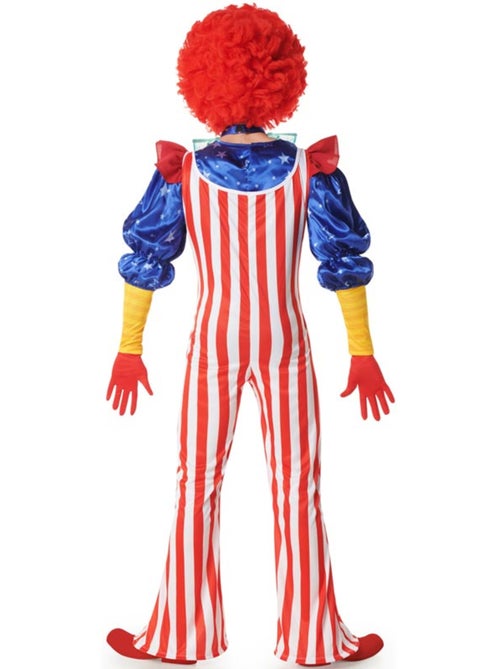 Disfraz de payaso a rayas para hombre - Kiabi