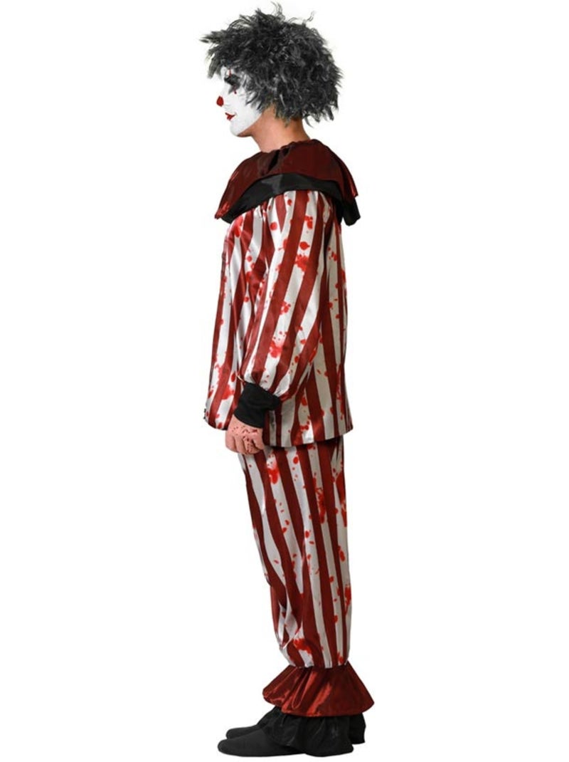 Disfraz de payaso a rayas para hombre Multicolor - Kiabi