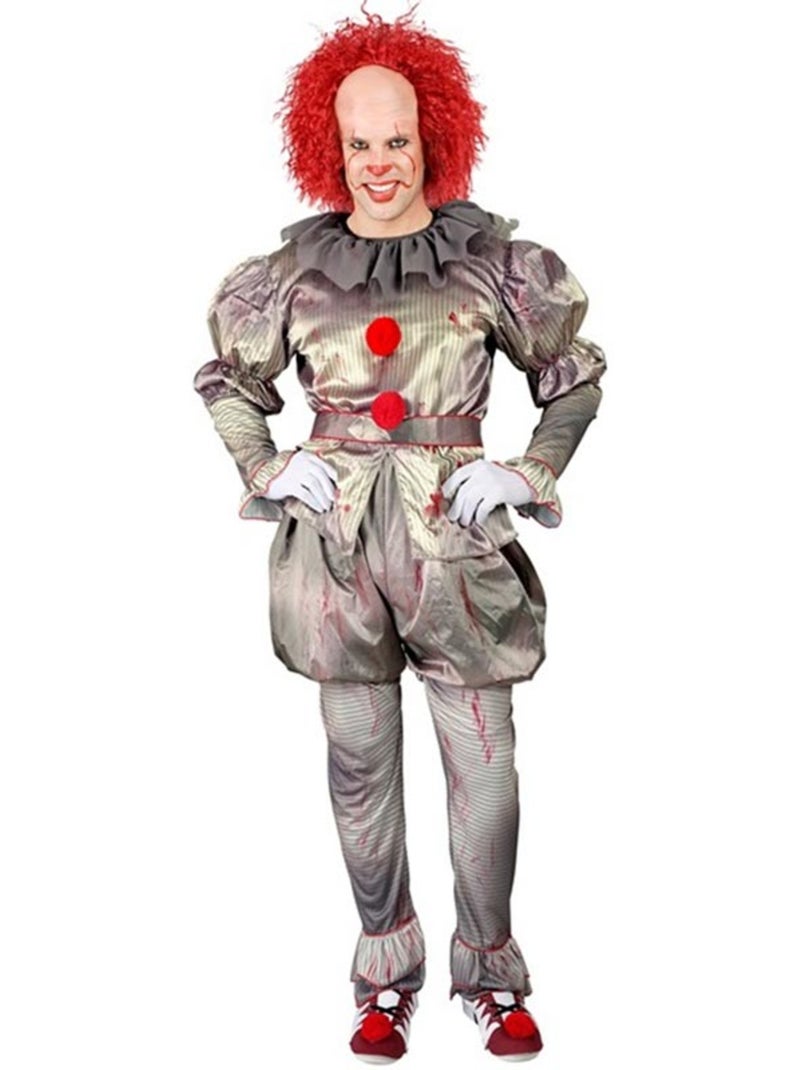 Disfraz de Payaso Aterrador Multicolor - Kiabi