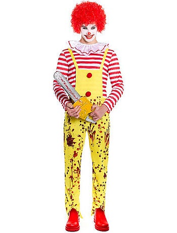 Disfraz de Payaso de Hamburguesa Sádico