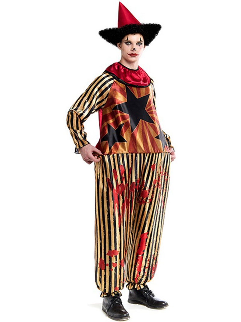 Disfraz de Payaso Tenebroso Multicolor - Kiabi