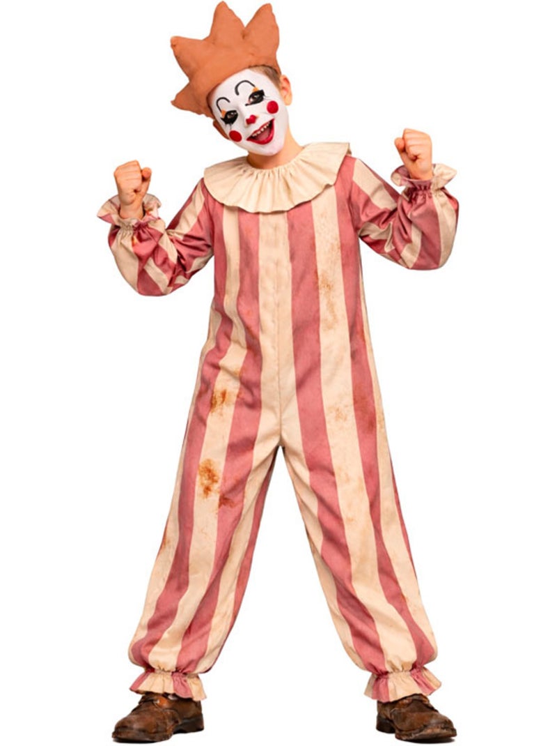 Disfraz de payaso vintage del miedo Multicolor - Kiabi