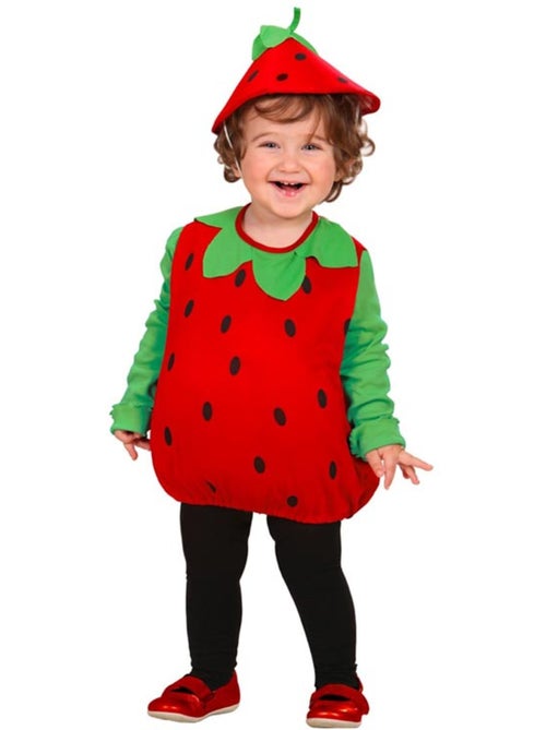 Disfraz de pequeña fresa con gorro para bebé - Kiabi
