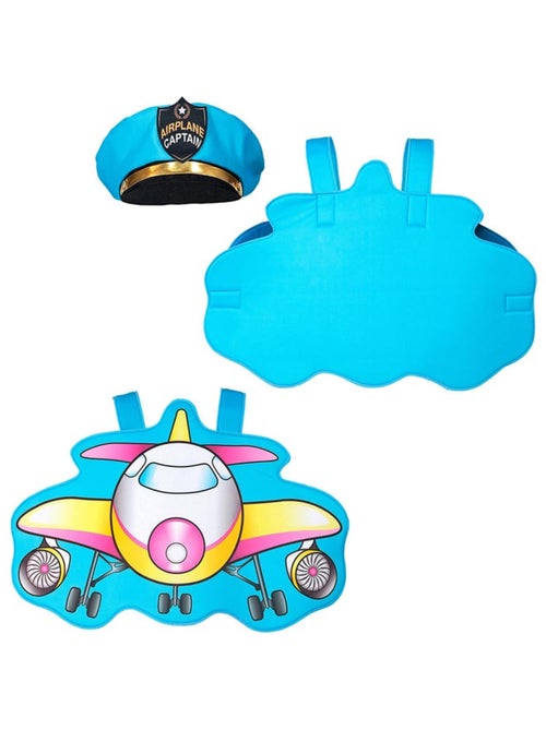 Disfraz de Piloto Avión con gorro - Kiabi