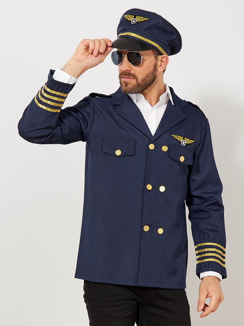 Disfraz de piloto azul marino - Kiabi