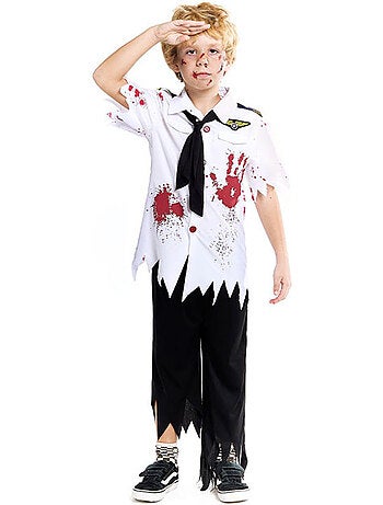 Disfraz de Piloto de Avión Zombie
