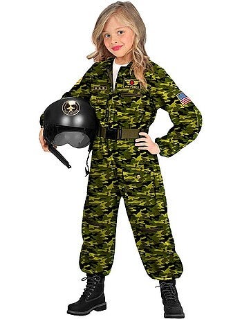 Disfraz de Piloto Jet de Combate Camuflaje