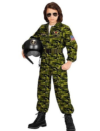Disfraz de Piloto Jet de Combate Camuflaje