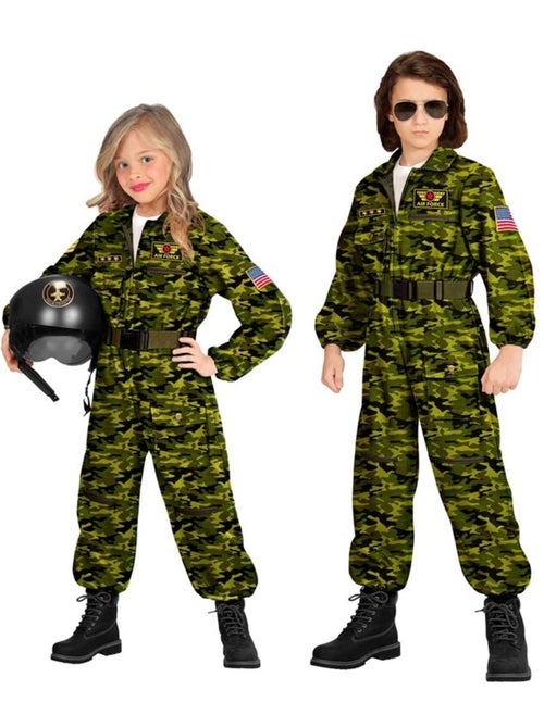 Disfraz de Piloto Jet de Combate Camuflaje - Kiabi