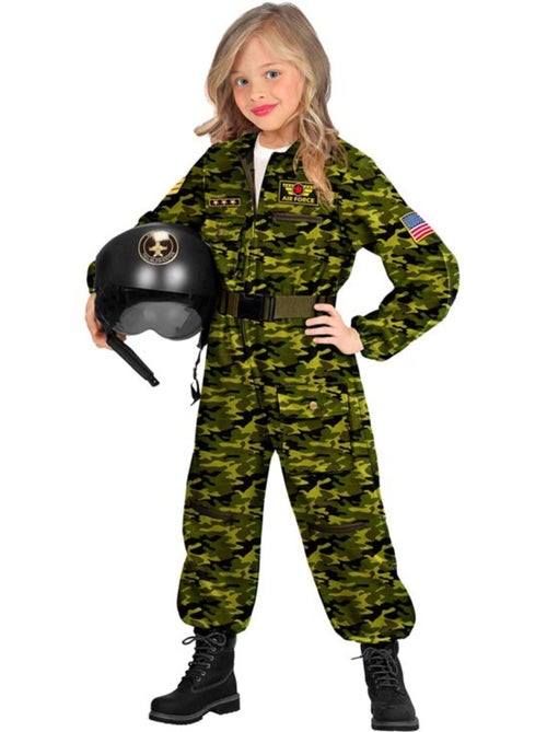 Disfraz de Piloto Jet de Combate Camuflaje - Kiabi