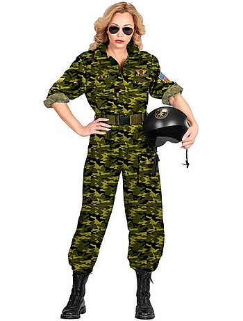 Disfraz de Piloto Militar Camuflaje