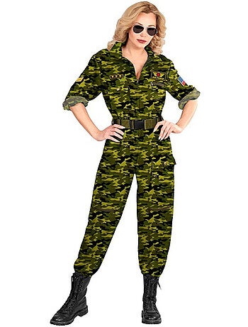 Disfraz de Piloto Militar Camuflaje