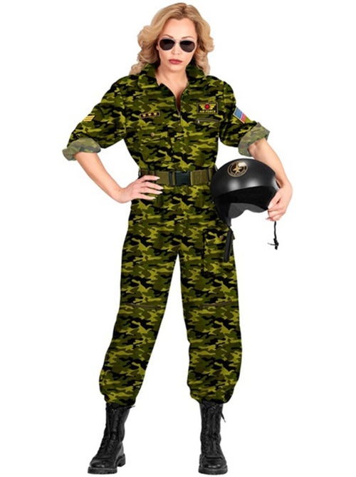 Disfraz de Piloto Militar Camuflaje - Kiabi