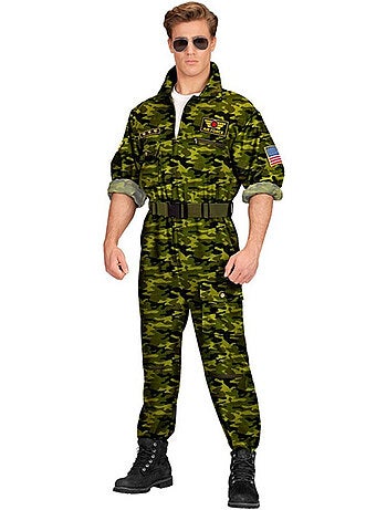 Disfraz de Piloto Militar Camuflaje