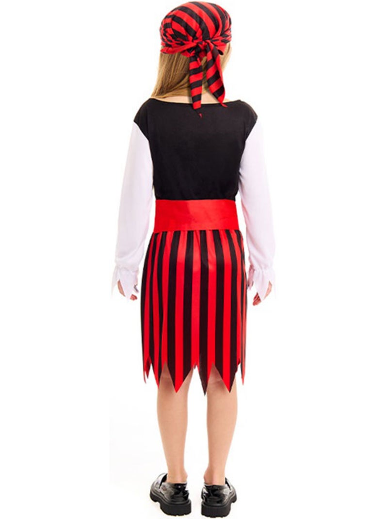 Disfraz de Pirata a rayas Multicolor - Kiabi