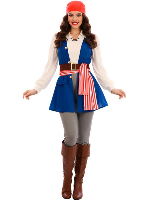 Disfraz de pirata bucanera jackeline para mujer - Kiabi Disfraz de pirata bucanera jackeline para mujer - Kiabi