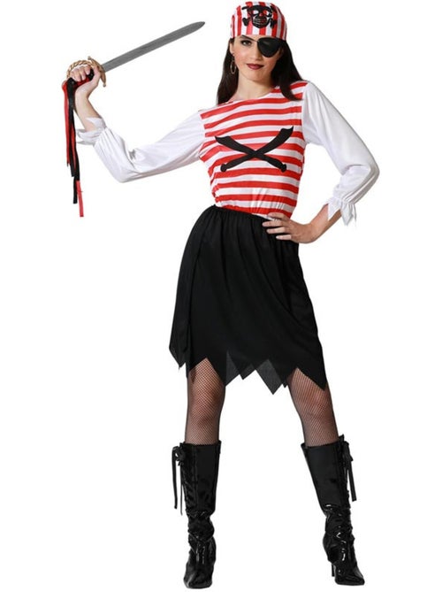 Disfraz de pirata bucanera para mujer - Kiabi