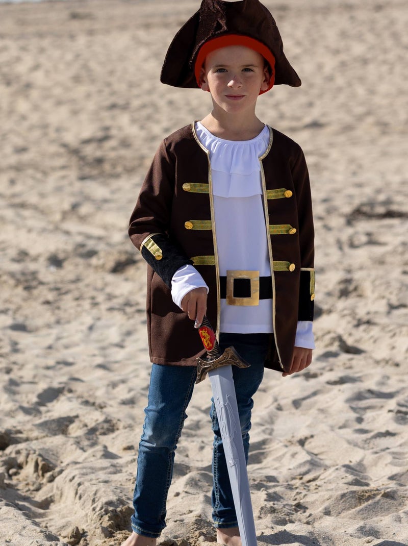 Disfraz de pirata capitán kidd para niños | Labay Marrón chocolate - Kiabi