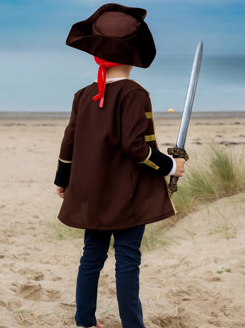 Disfraz de pirata capitán kidd para niños | Labay Marrón chocolate - Kiabi