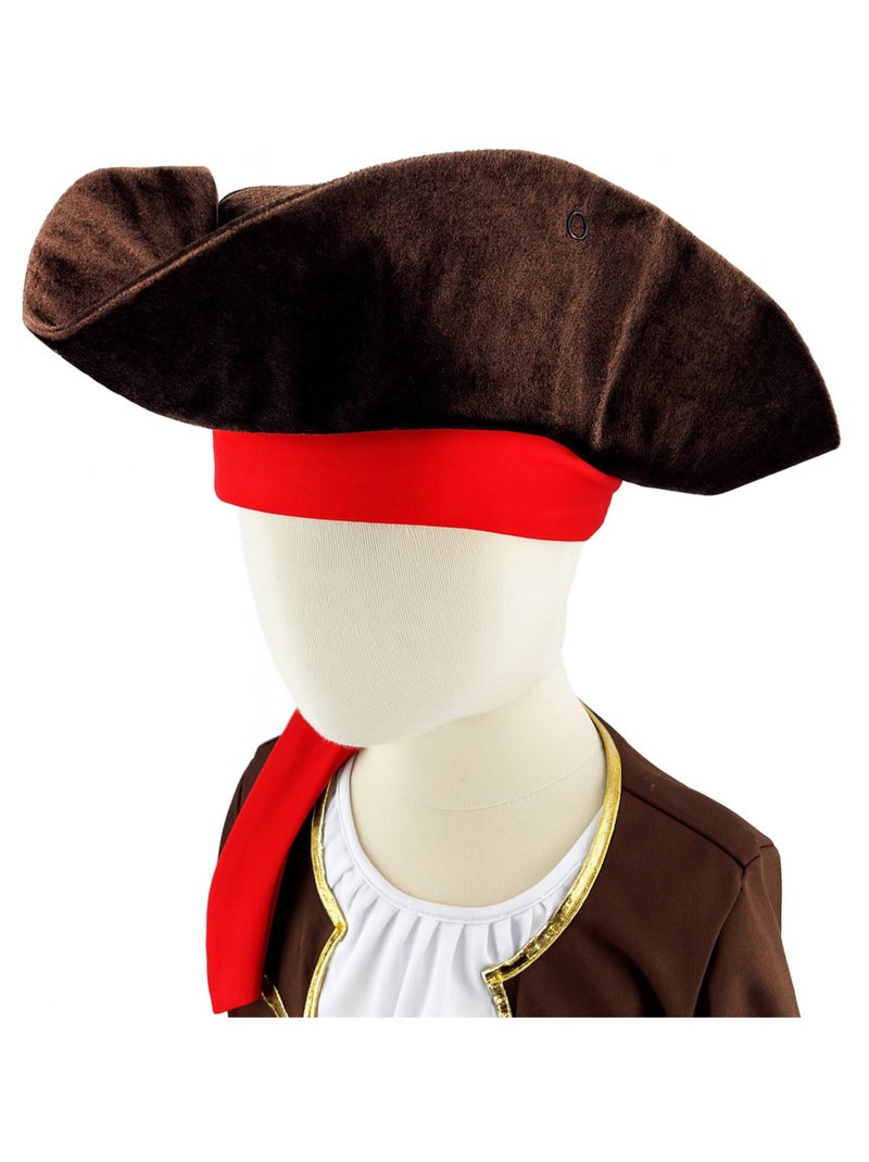 Disfraz de pirata capitán kidd para niños | Labay Marrón chocolate - Kiabi
