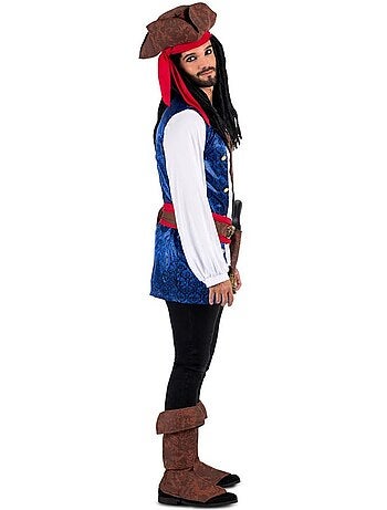 Disfraz de Pirata Caribeño con sombrero