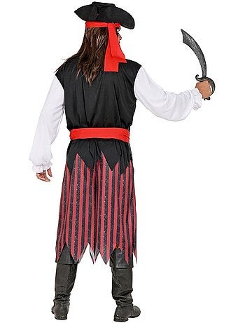 Disfraz de Pirata del Caribe a rayas