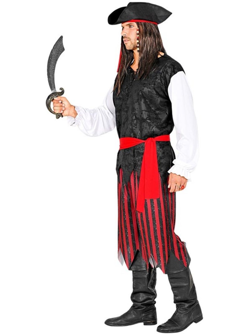 Disfraz de Pirata del Caribe a rayas Multicolor - Kiabi