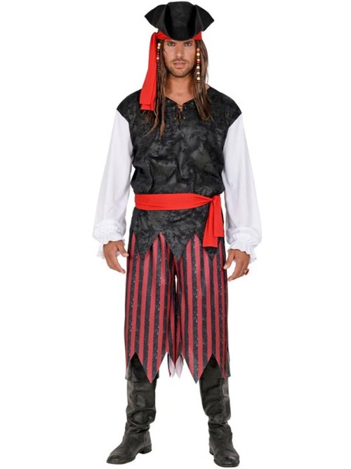 Disfraz de Pirata del Caribe a rayas - Kiabi