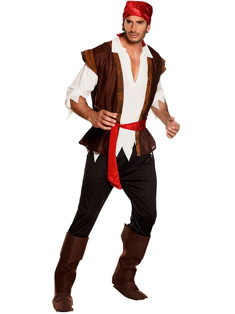 Disfraz de pirata marrón - Kiabi