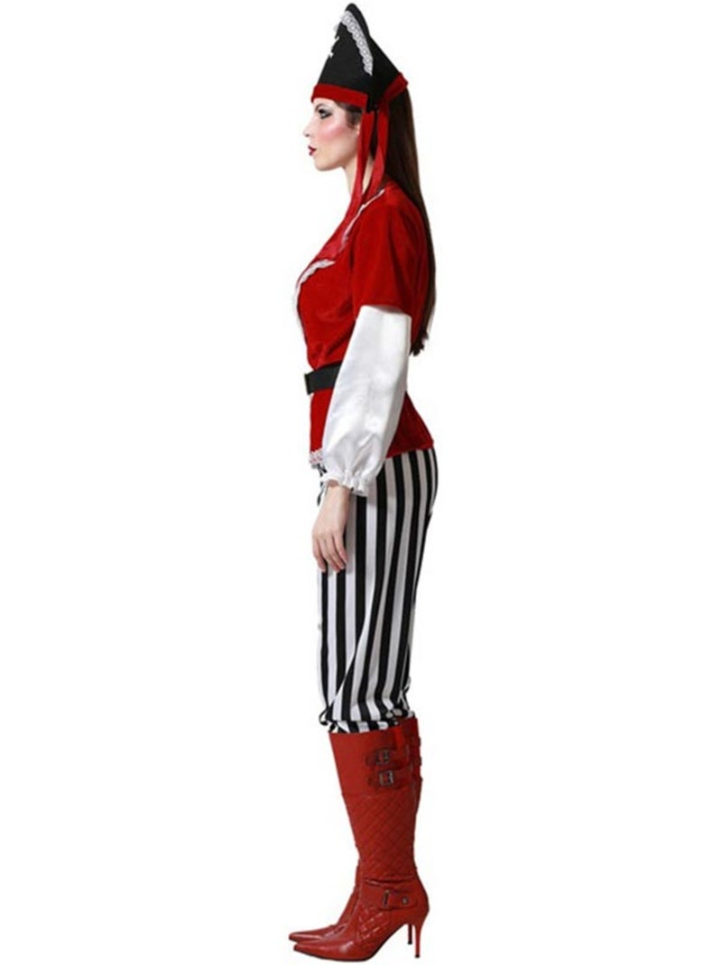 Disfraz de pirata rayas para mujer Multicolor - Kiabi