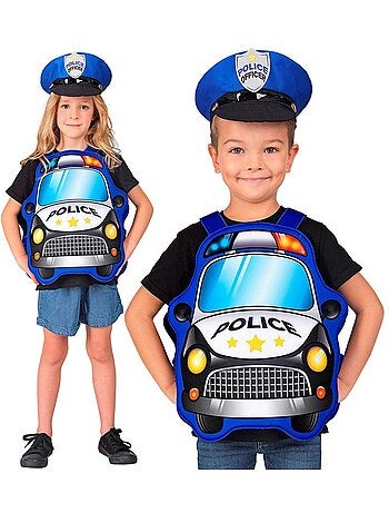 Disfraz de Policía Coche con gorro