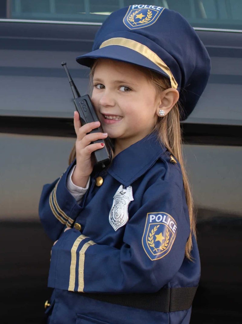 Disfraz de policía con accesorios para niños | Great Pretenders Azul - Kiabi