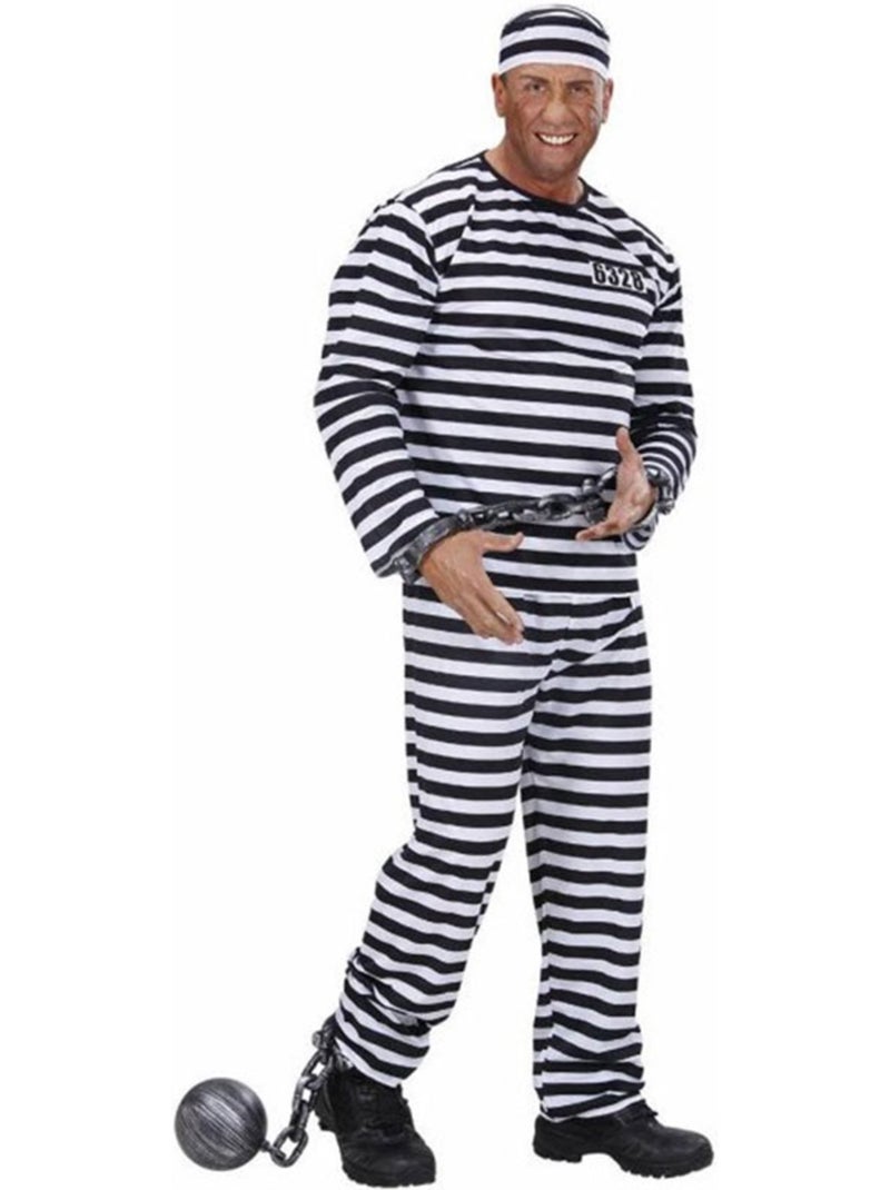 Disfraz de Prisionero a rayas Multicolor - Kiabi